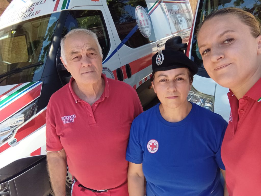 Personale Croce Rossa impegnato al Palio di luglio