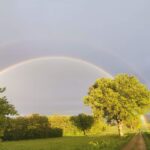 Buongiorno in un arcobaleno: qui Chiusdino